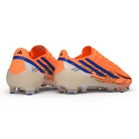 Chuteira Campo Adidas F50 Hyperfast FG Laranja e Azul - imagem 3