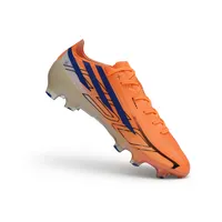 Chuteira Campo Adidas F50 Hyperfast FG Laranja e Azul - imagem 4