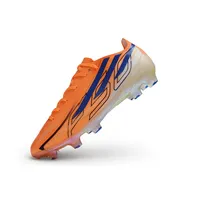 Chuteira Campo Adidas F50 Hyperfast FG Laranja e Azul - imagem 5