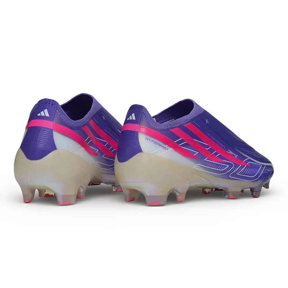 Chuteira Campo Adidas F50 LL Hyperfast FG Roxo e Rosa