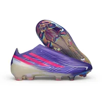 Chuteira Campo Adidas F50 LL Hyperfast FG Roxo e Rosa - imagem 5