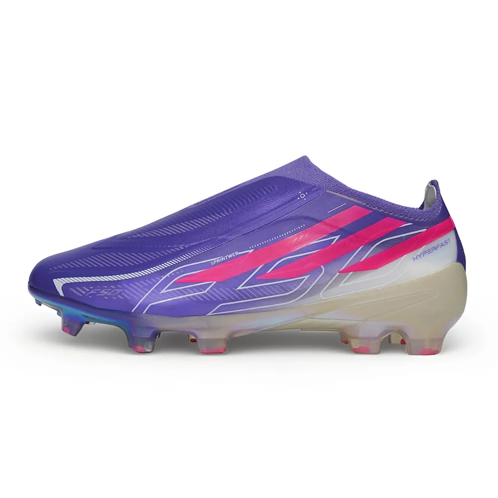 Chuteira Campo Adidas F50 LL Hyperfast FG Roxo e Rosa