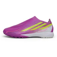 Chuteira Society Adidas F50 LL Hyperfast TF Roxo e Verde - imagem 1