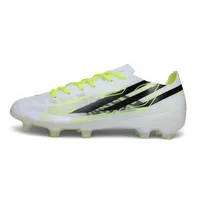 Chuteira Campo Adidas F50 Hyperfast FG Branco e Amarelo - imagem 1