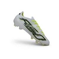 Chuteira Campo Adidas F50 Hyperfast FG Branco e Amarelo - imagem 2
