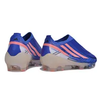 Chuteira Campo Adidas F50 LL Hyperfast FG Azul e Rosa - imagem 3