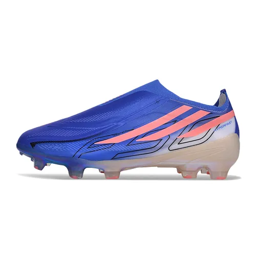Chuteira Campo Adidas F50 LL Hyperfast FG Azul e Rosa