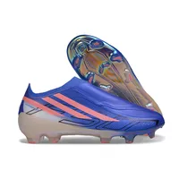 Chuteira Campo Adidas F50 LL Hyperfast FG Azul e Rosa - imagem 4