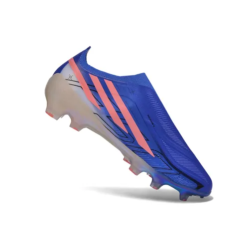 Chuteira Campo Adidas F50 LL Hyperfast FG Azul e Rosa
