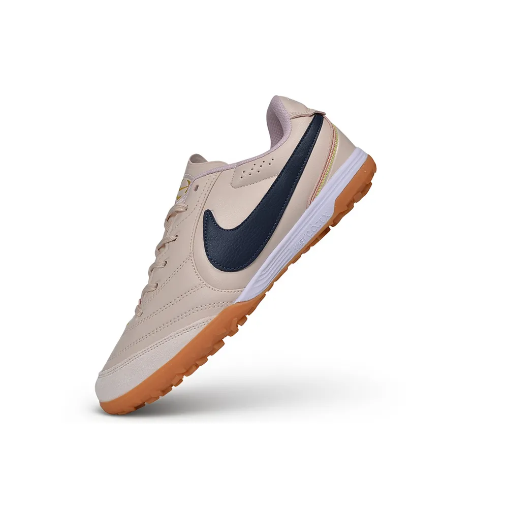 Chuteira Society Nike Tiempo Ligera Pro TF Bege