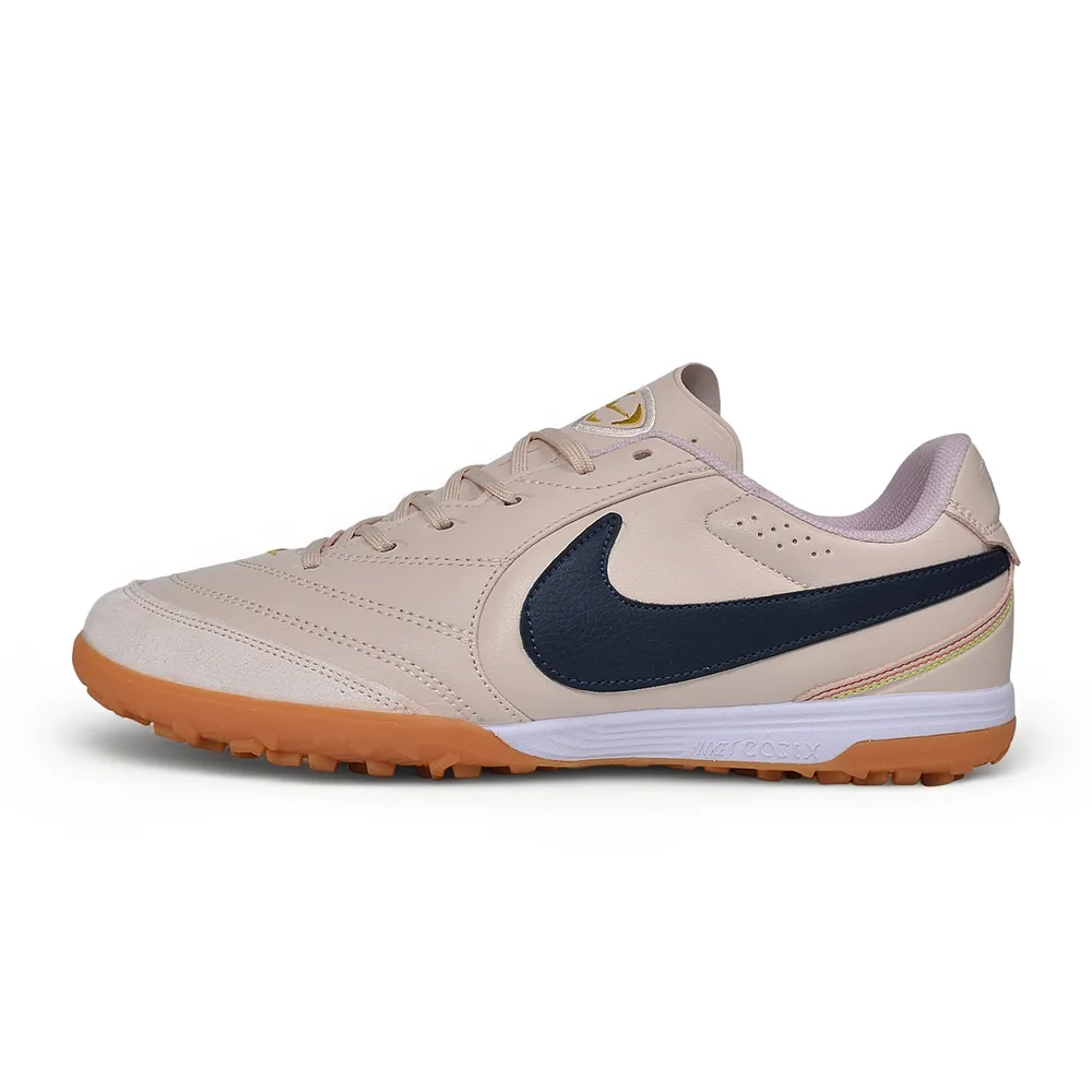 Chuteira Society Nike Tiempo Ligera Pro TF Bege