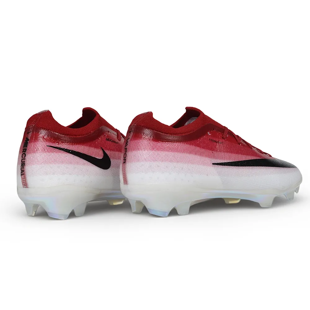 Chuteira Campo Nike Mercurial Vapor 17 Elite FG Vermelho e Branco