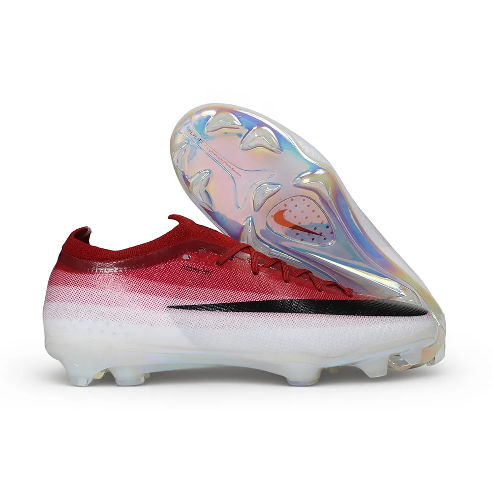 Chuteira Campo Nike Mercurial Vapor 17 Elite FG Vermelho e Branco