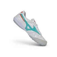 Chuteira Society Mizuno Morelia Sala Japan TF Branco e Azul - imagem 2