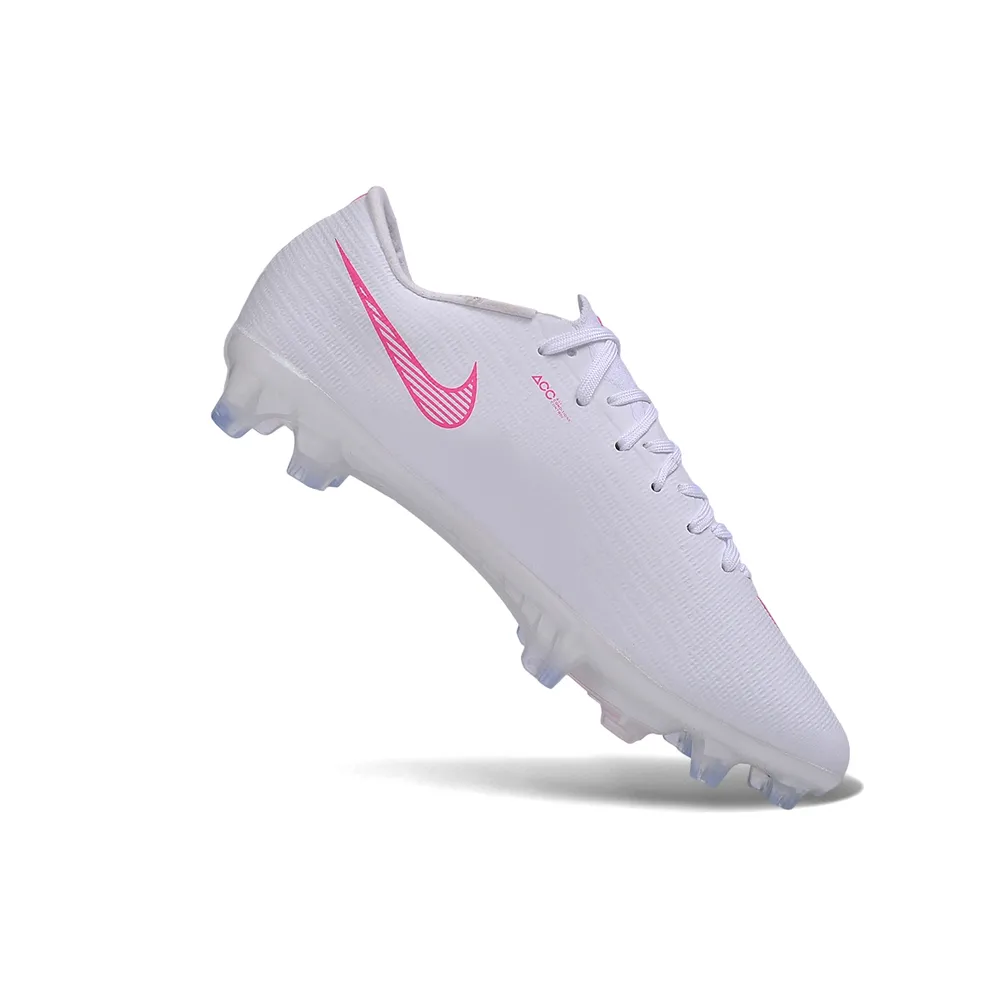 Chuteira Campo Nike Air Zoom Mercurial Superfly 11 Elite FG Branco e Rosa
