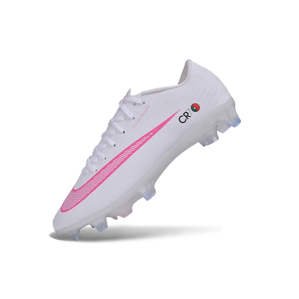 Chuteira Campo Nike Air Zoom Mercurial Superfly 11 Elite FG Branco e Rosa