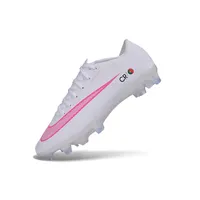Chuteira Campo Nike Air Zoom Mercurial Superfly 11 Elite FG Branco e Rosa - imagem 6