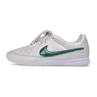 Chuteira Futsal Nike Tiempo IC Ronaldinho Branco e Verde - imagem 1