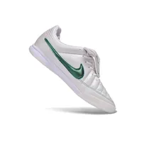 Chuteira Futsal Nike Tiempo IC Ronaldinho Branco e Verde - imagem 2