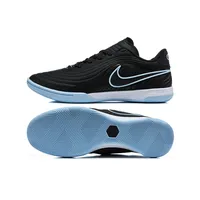 Chuteira Futsal Nike Tiempo React Gato IC Preto e Azul - imagem 2