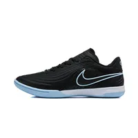 Chuteira Futsal Nike Tiempo React Gato IC Preto e Azul - imagem 1