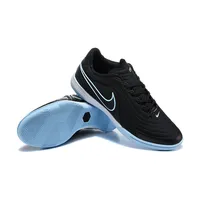 Chuteira Futsal Nike Tiempo React Gato IC Preto e Azul - imagem 10