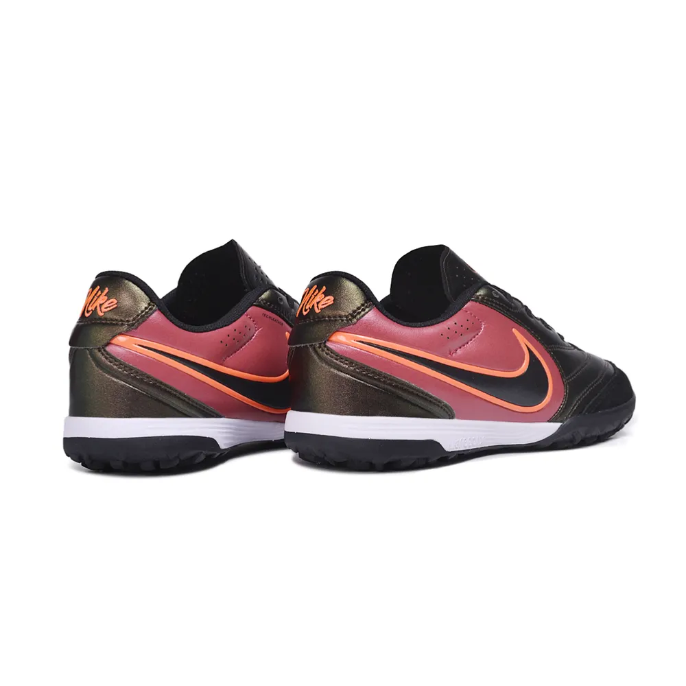 Chuteira Society Nike Tiempo Ligera Pro TF Preto e Vermelho