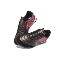 Chuteira Society Nike Tiempo Ligera Pro TF Preto e Vermelho - imagem 7