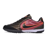 Chuteira Society Nike Tiempo Ligera Pro TF Preto e Vermelho - imagem 1
