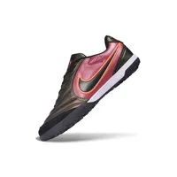 Chuteira Society Nike Tiempo Ligera Pro TF Preto e Vermelho - imagem 5