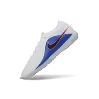 Chuteira Society Nike Tiempo Maestro TF Branco, Azul e Rosa - imagem 4