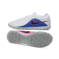 Chuteira Society Nike Tiempo Maestro TF Branco, Azul e Rosa - imagem 6