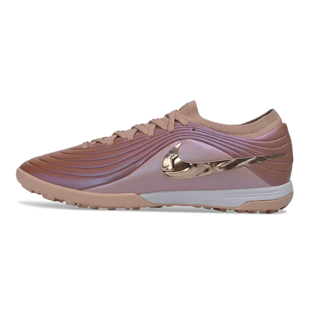 Chuteira Society Nike Tiempo Maestro TF Marrom