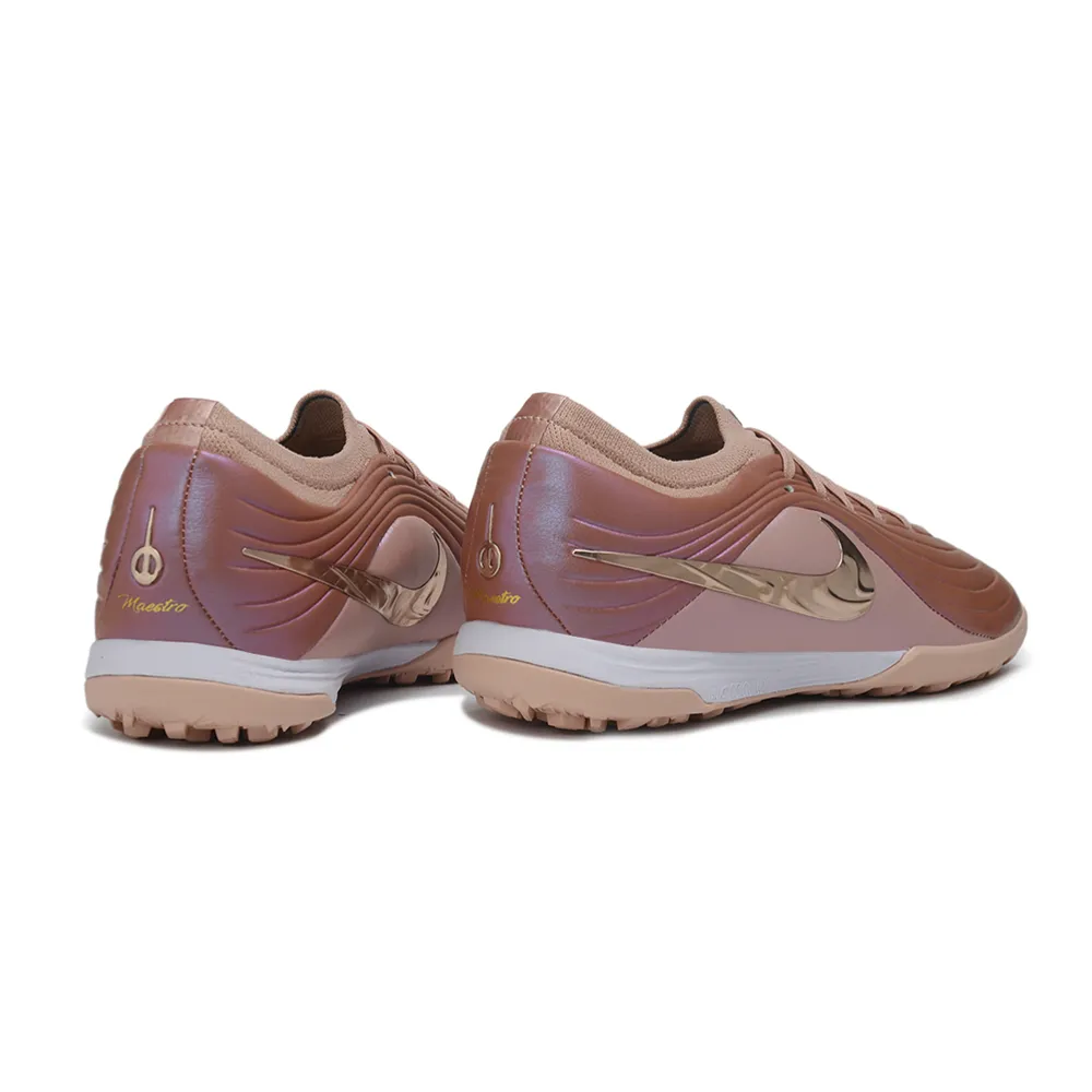 Chuteira Society Nike Tiempo Maestro TF Marrom