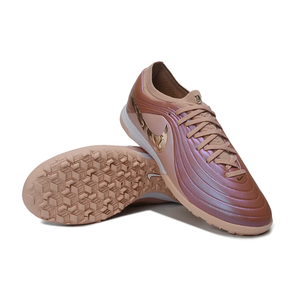 Chuteira Society Nike Tiempo Maestro TF Marrom