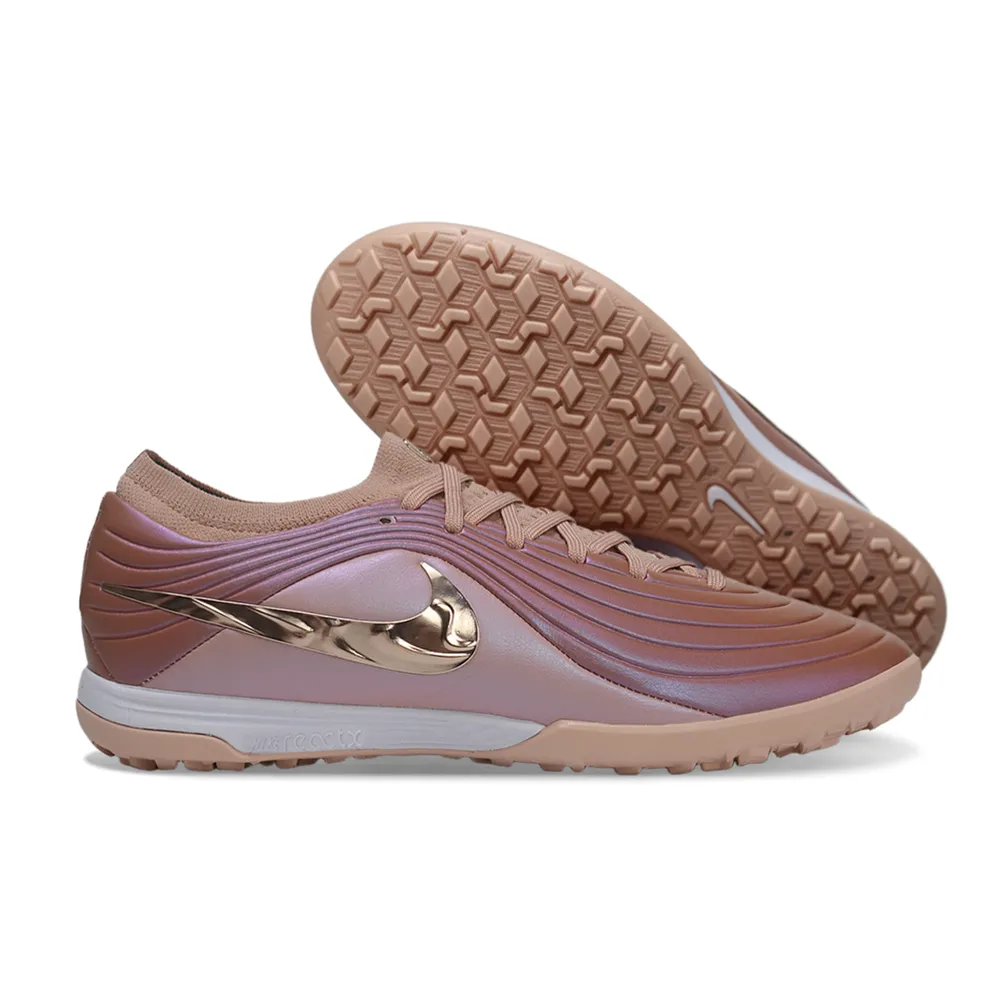 Chuteira Society Nike Tiempo Maestro TF Marrom