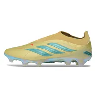 Chuteira Campo Adidas Predator LL 26 Elite FG Bege e Azul - imagem 1