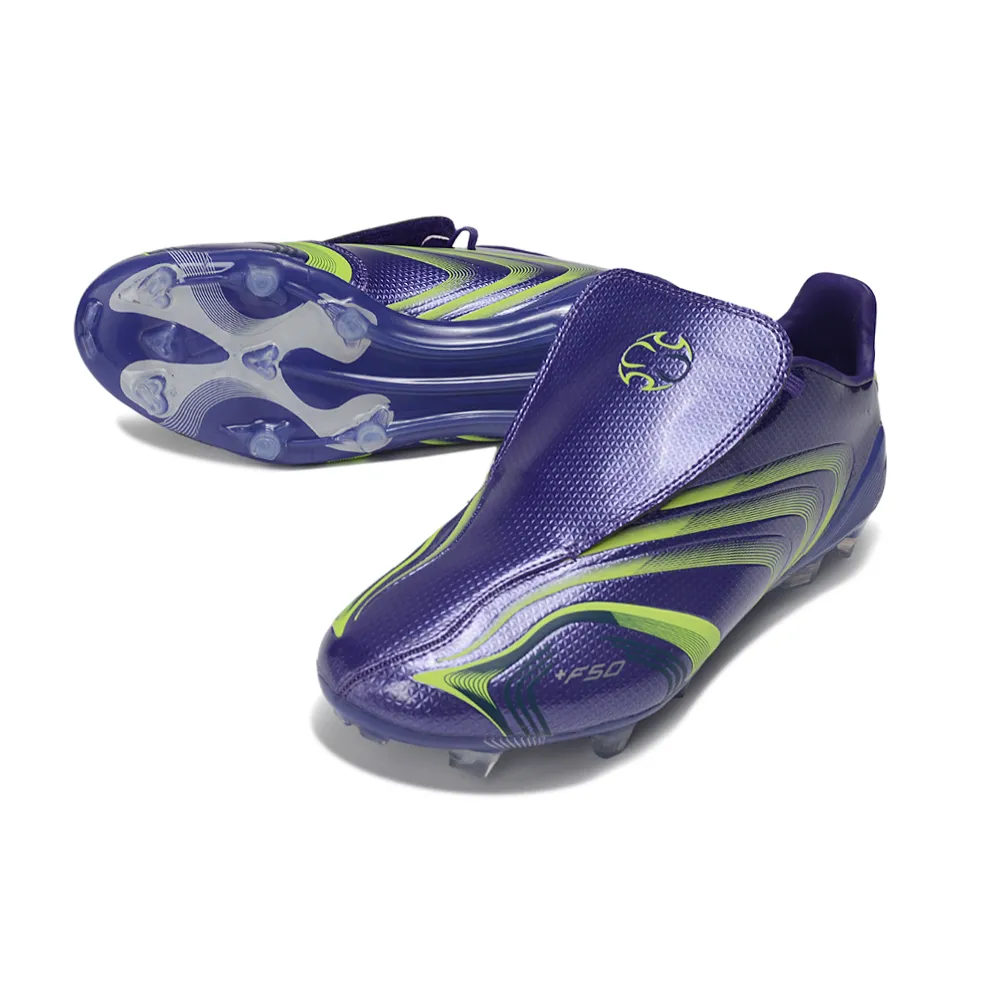 Chuteira Campo Adidas F50 Spider FG Roxo e Verde