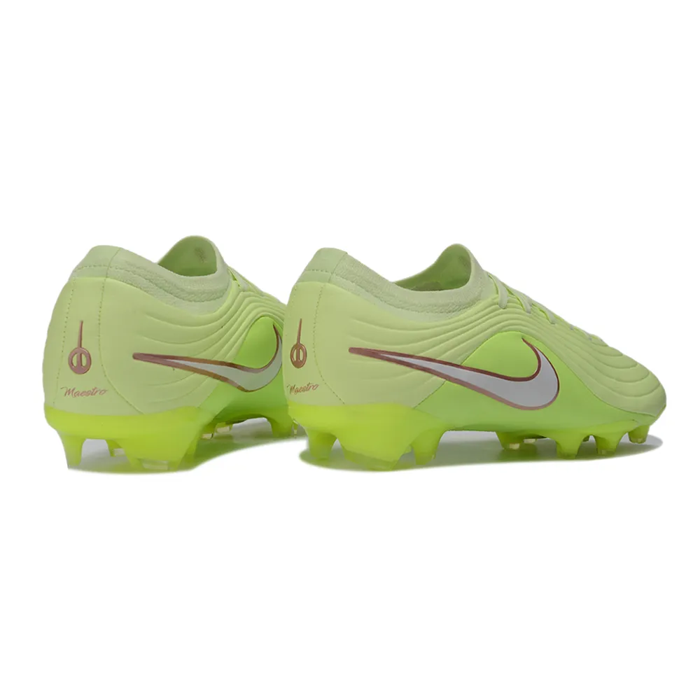 Chuteira Campo Nike Tiempo Maestro Elite FG Amarelo e Verde
