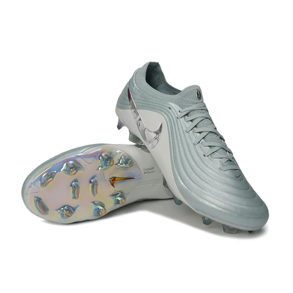 Chuteira Campo Nike Tiempo Maestro Elite FG Prata