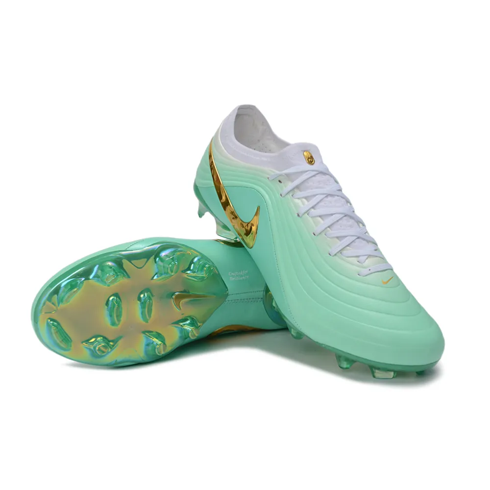 Chuteira Campo Nike Tiempo Maestro Elite FG Azul e Dourado