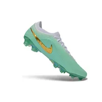 Chuteira Campo Nike Tiempo Maestro Elite FG Azul e Dourado - imagem 2