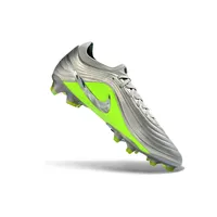Chuteira Campo Nike Tiempo Maestro Elite FG Prata e Verde - imagem 5