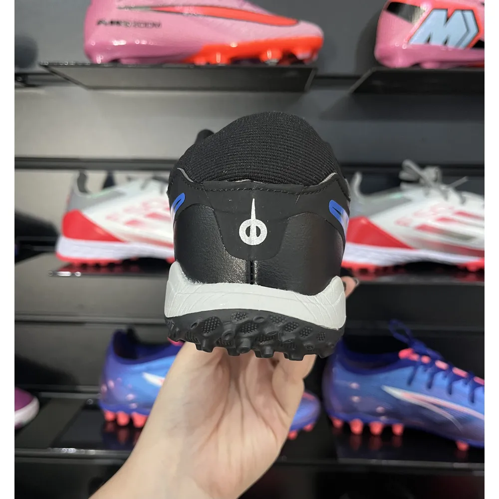 Chuteira Society Nike Tiempo Legend 10 Pro TF Preta e Azul - Pronta Entrega