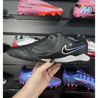 Chuteira Society Nike Tiempo Legend 10 Pro TF Preta e Azul - Pronta Entrega - imagem 3