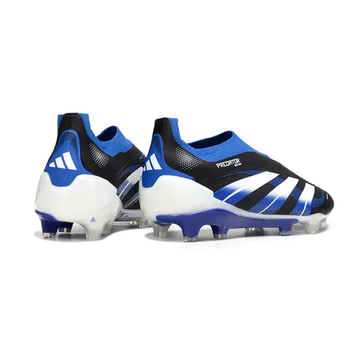 Chuteira Campo Adidas Predator LL Elite FG Preto, Azul e Branco
