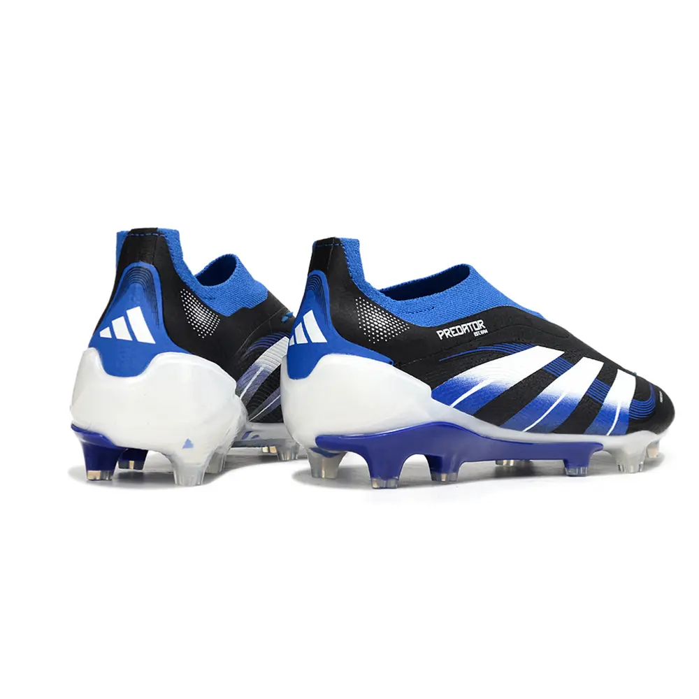 Chuteira Campo Adidas Predator LL Elite FG Preto, Azul e Branco