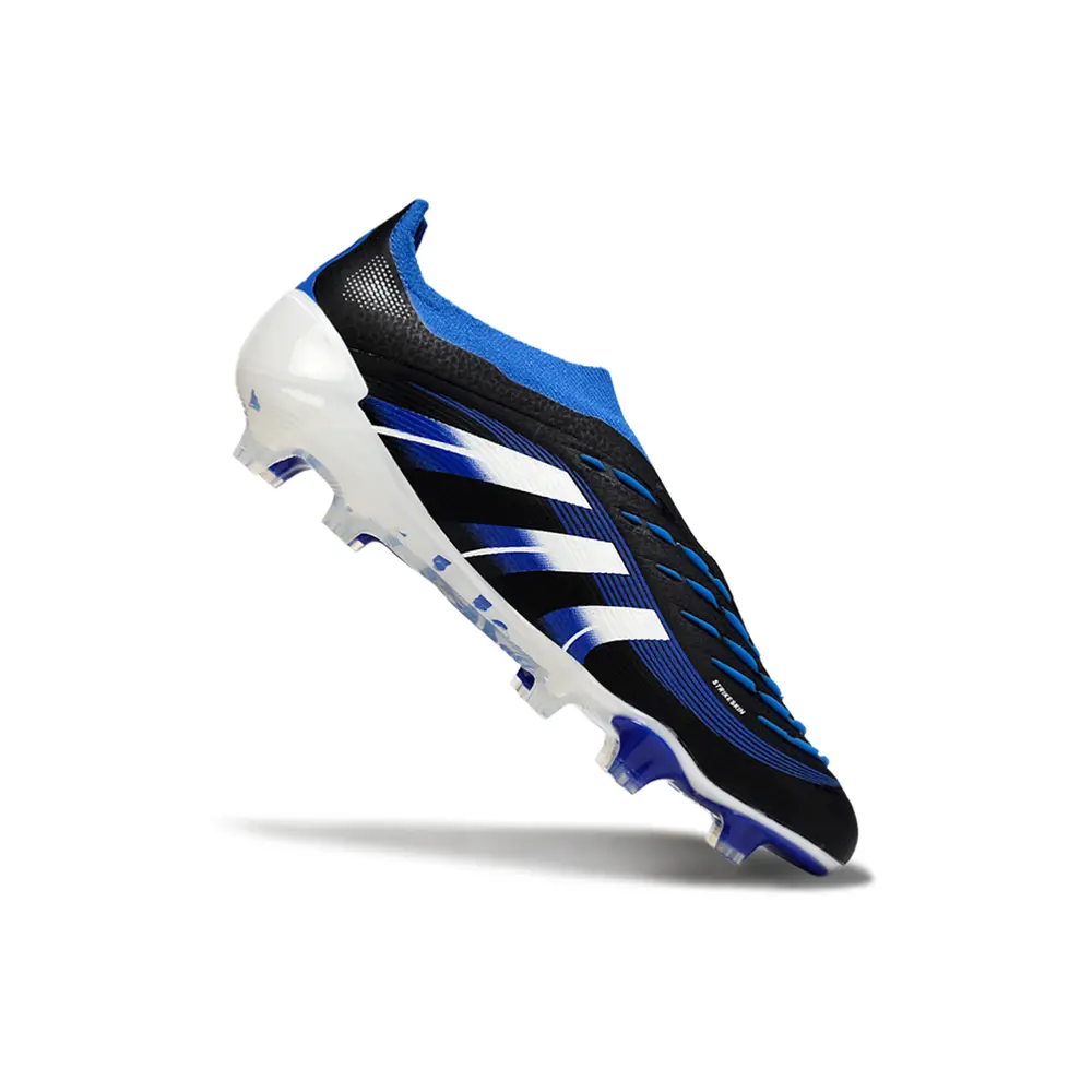 Chuteira Campo Adidas Predator LL Elite FG Preto, Azul e Branco