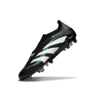 Chuteira Campo Adidas Predator LL Elite FG Preto, Branco e Azul - imagem 6