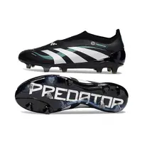 Chuteira Campo Adidas Predator LL Elite FG Preto, Branco e Azul - imagem 4